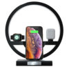 Wireless Charger Stand Table Lamp Touch Switch 10W Charger For Apple Watch Cell Phones Headphones - Image 2