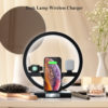 Wireless Charger Stand Table Lamp Touch Switch 10W Charger For Apple Watch Cell Phones Headphones - Image 4